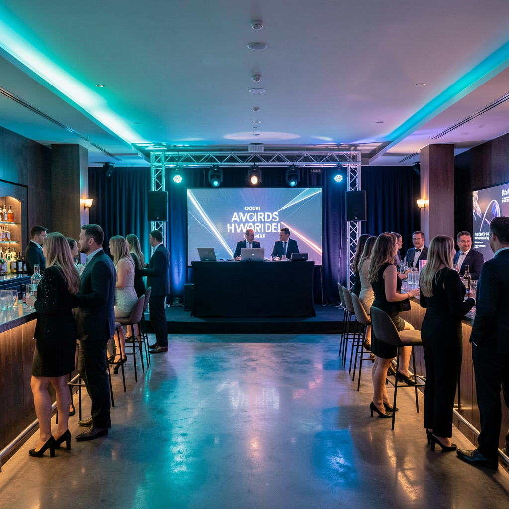 Awards reception ambience