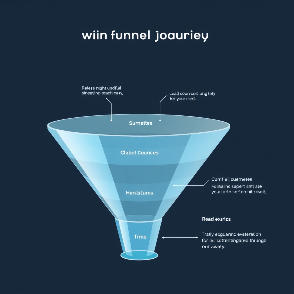 Lead generation funnel diagram