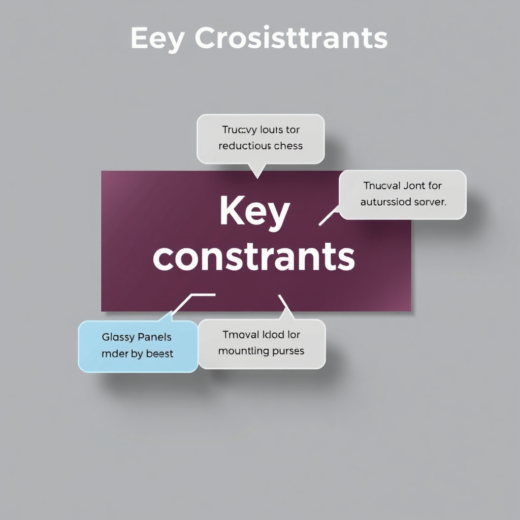 Constraints highlight graphic