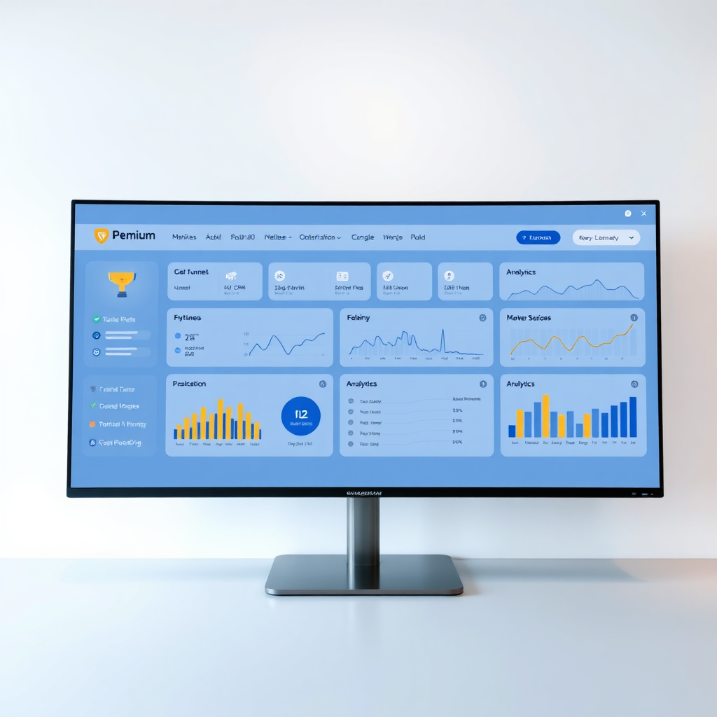 Solution mockup: unified marketing system dashboard