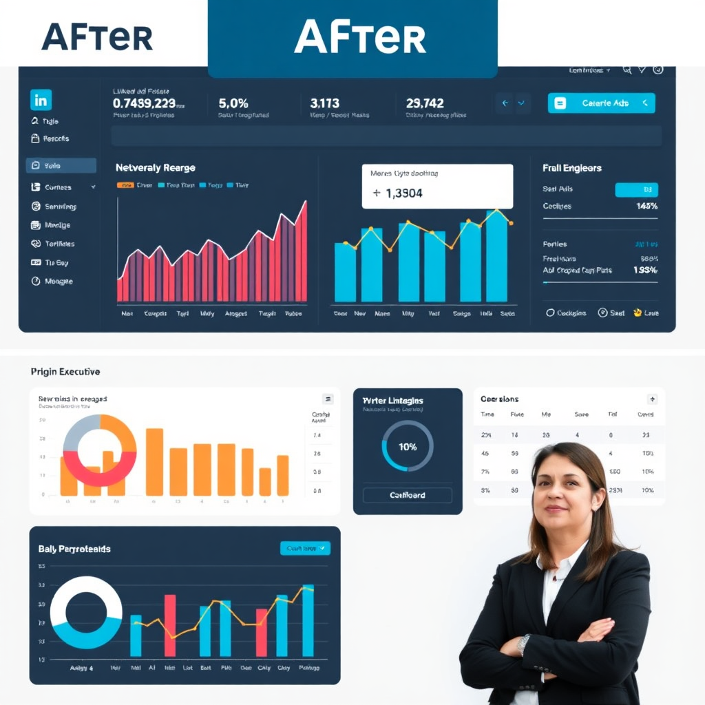 After shot for B2B service