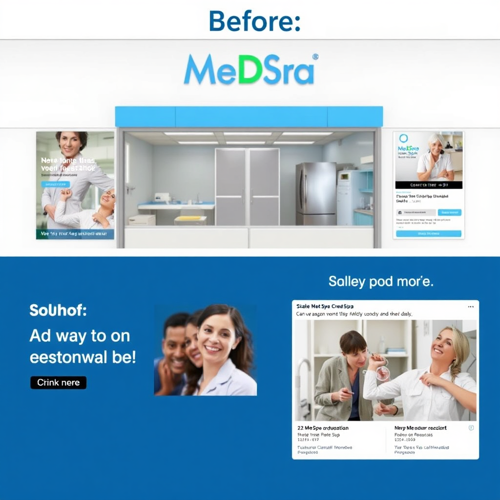 Before shot for MedSpa