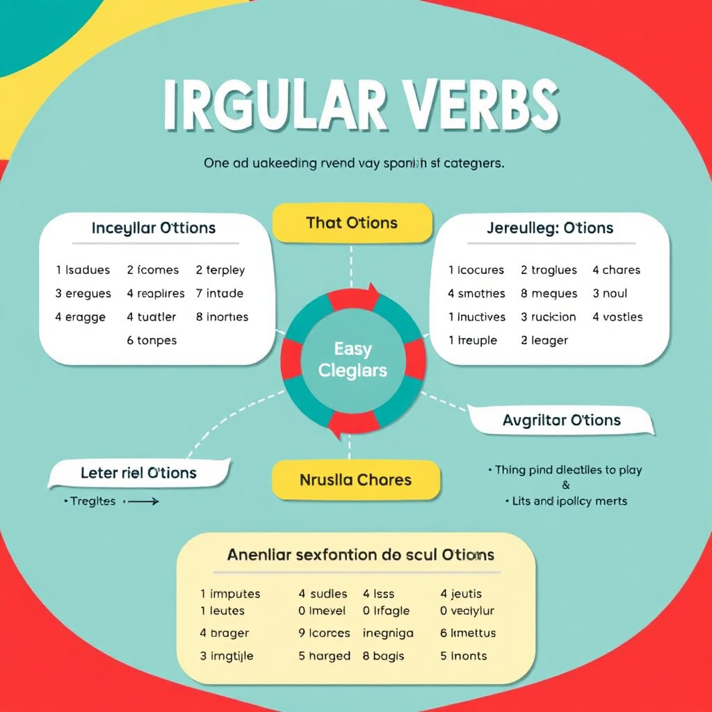 Infografía de Verbos Irregulares