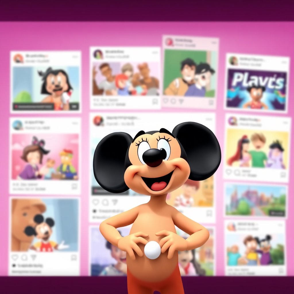 A collage of engaging social media posts, including videos, images, and text. The posts are visually appealing and relevant to the target audience. The background is a vibrant social media feed. The style should be modern, social, and engaging.