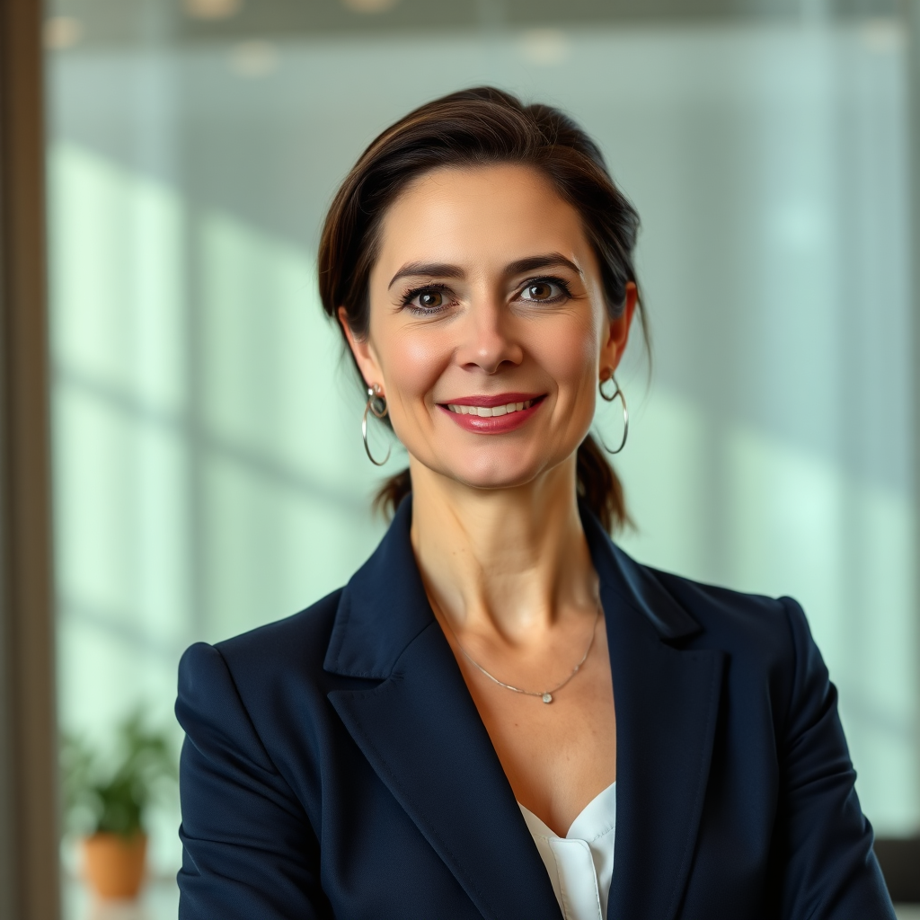 Portrait of senior partner