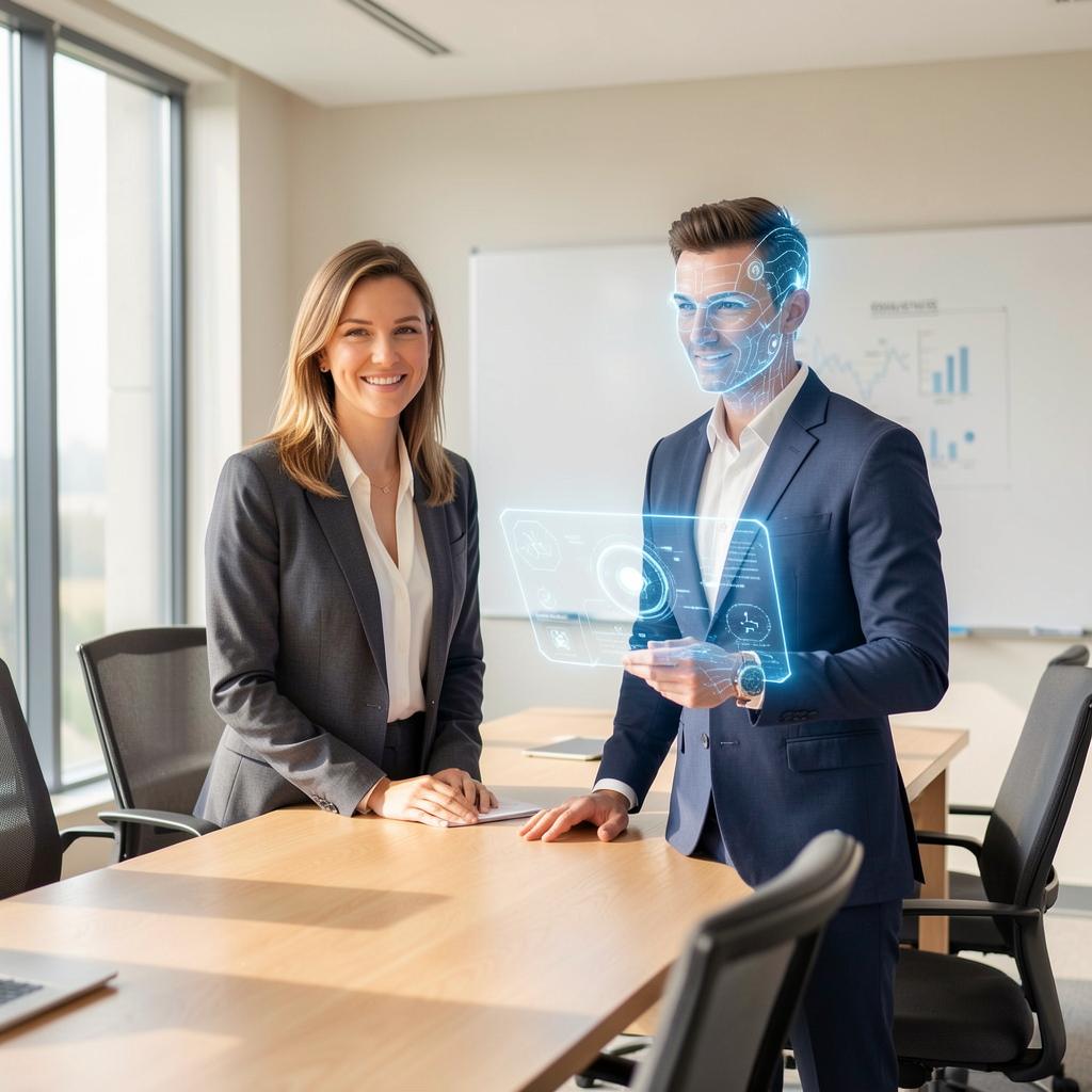 Hero AI receptionist concept