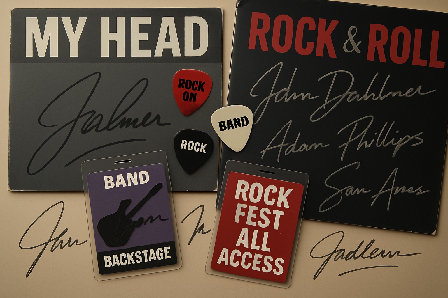 Female rocker with electric guitar in studded jacket – bold rock style fashion and music inspiration.”