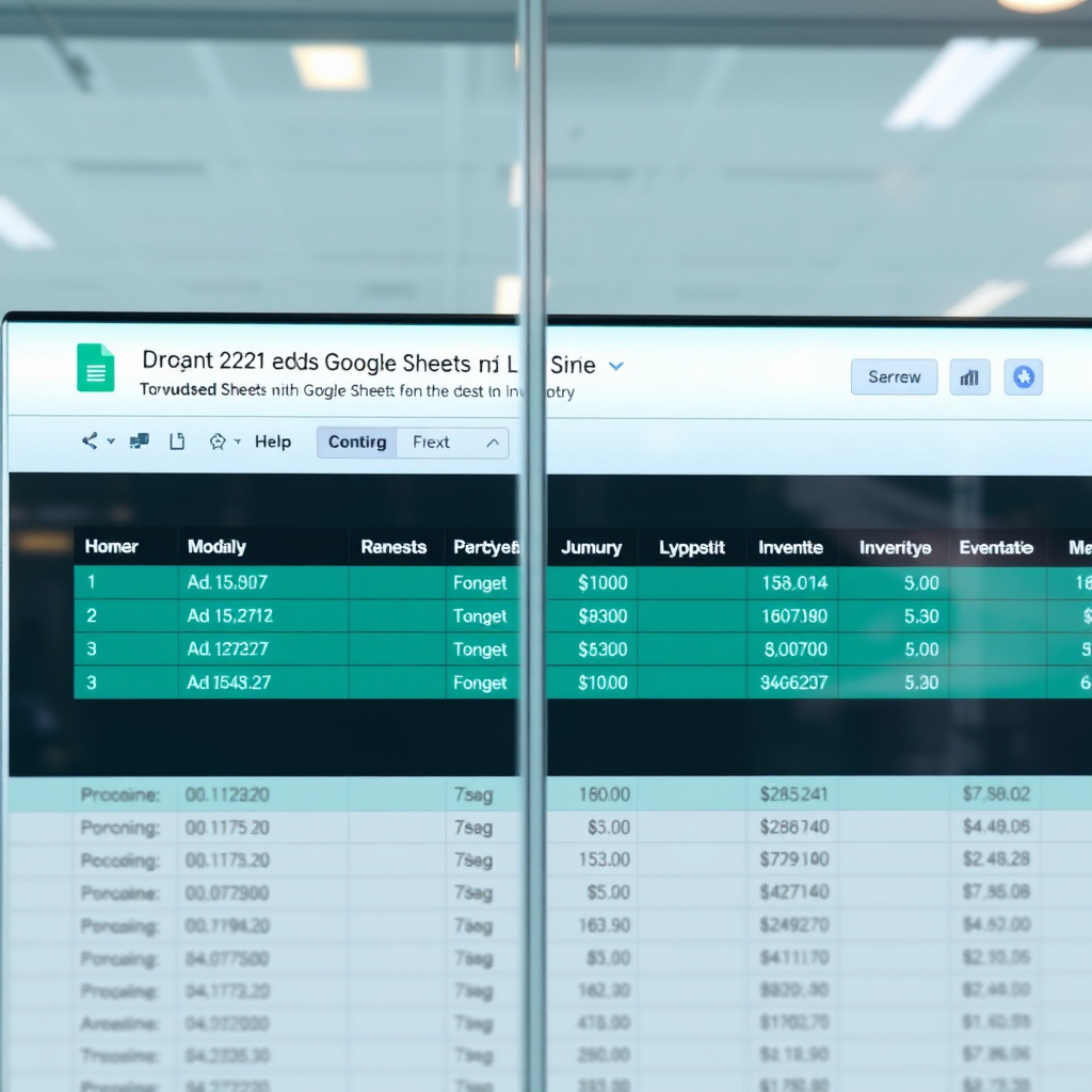 Real-time Google Sheets integration visualization