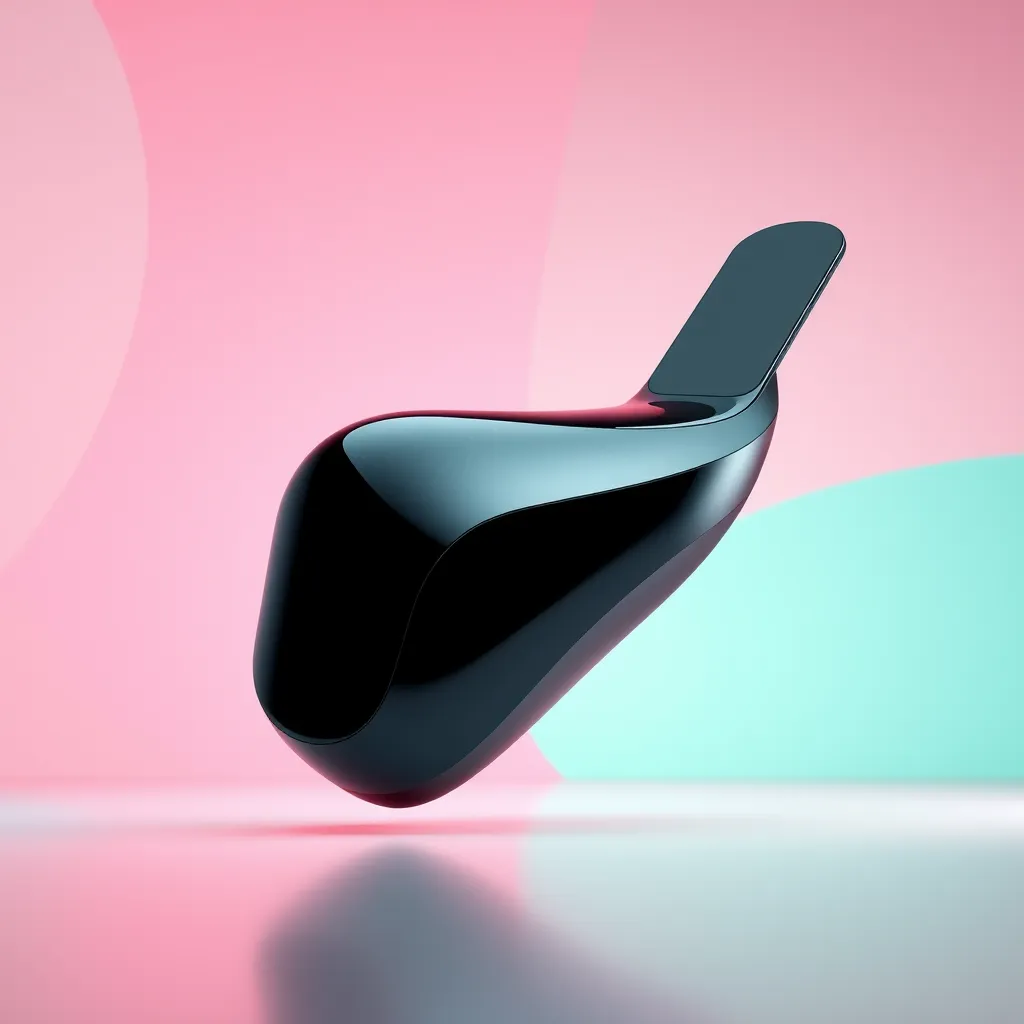 A hyperrealistic image of a sleek, modern product being showcased in a dynamic, 3D animation. The product is rendered in stunning detail, with realistic textures and materials, capturing its unique design and features. The animation highlights the product's key functions and benefits, using smooth, engaging movements and transitions. The background features a minimalist, abstract design with a vibrant color palette that complements the product's aesthetic. The image is composed from a dynamic camera angle, emphasizing the product's form and functionality. The lighting is soft and diffused, creating a sense of depth and detail. The overall mood is sleek and sophisticated, reflecting the high quality and innovation of the product.