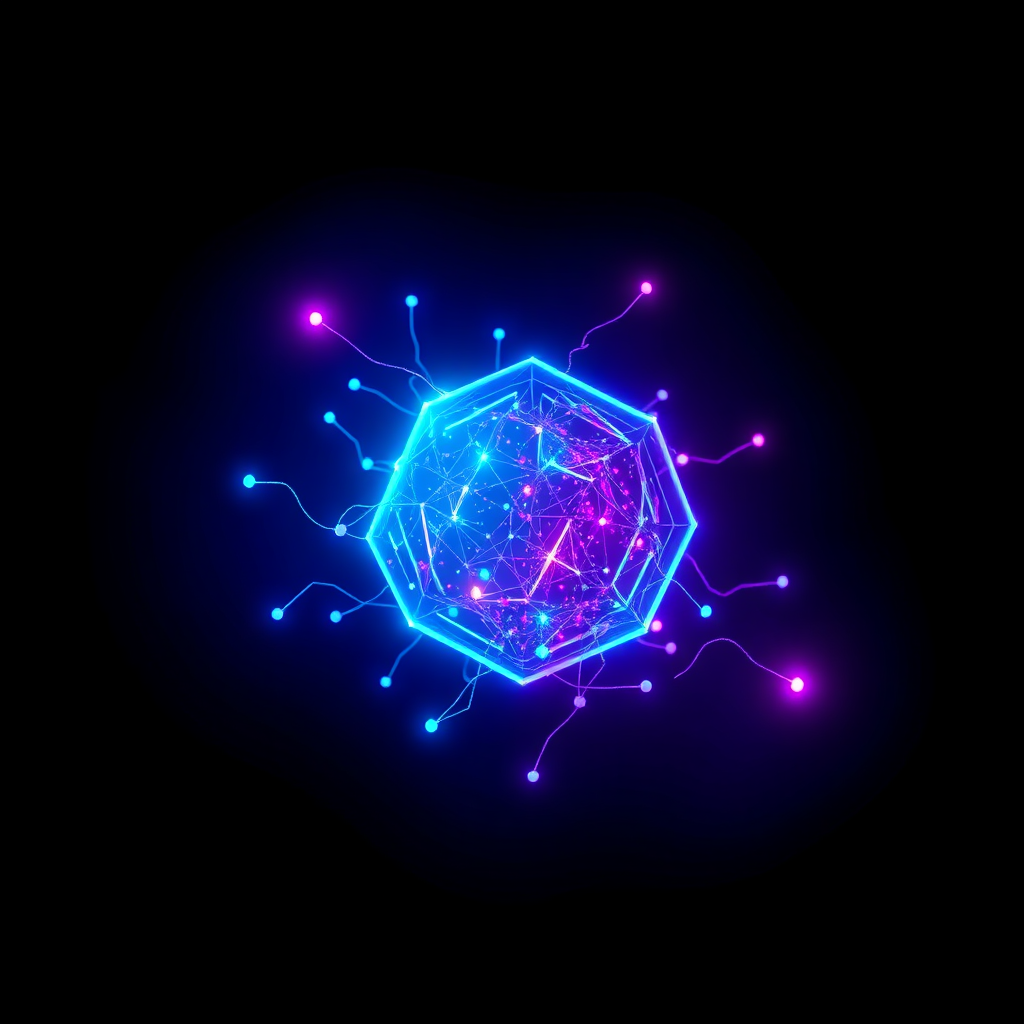 AI Neural Network Abstract Visualization