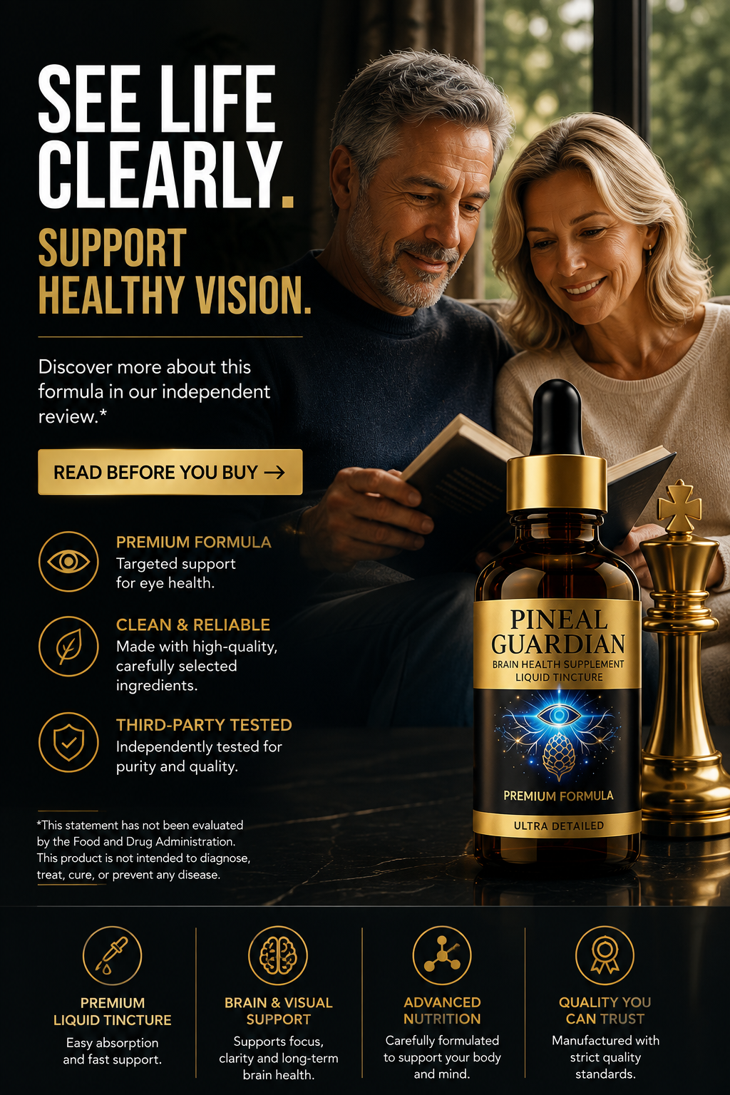 Pineal Guardian liquid dietary supplement bottle