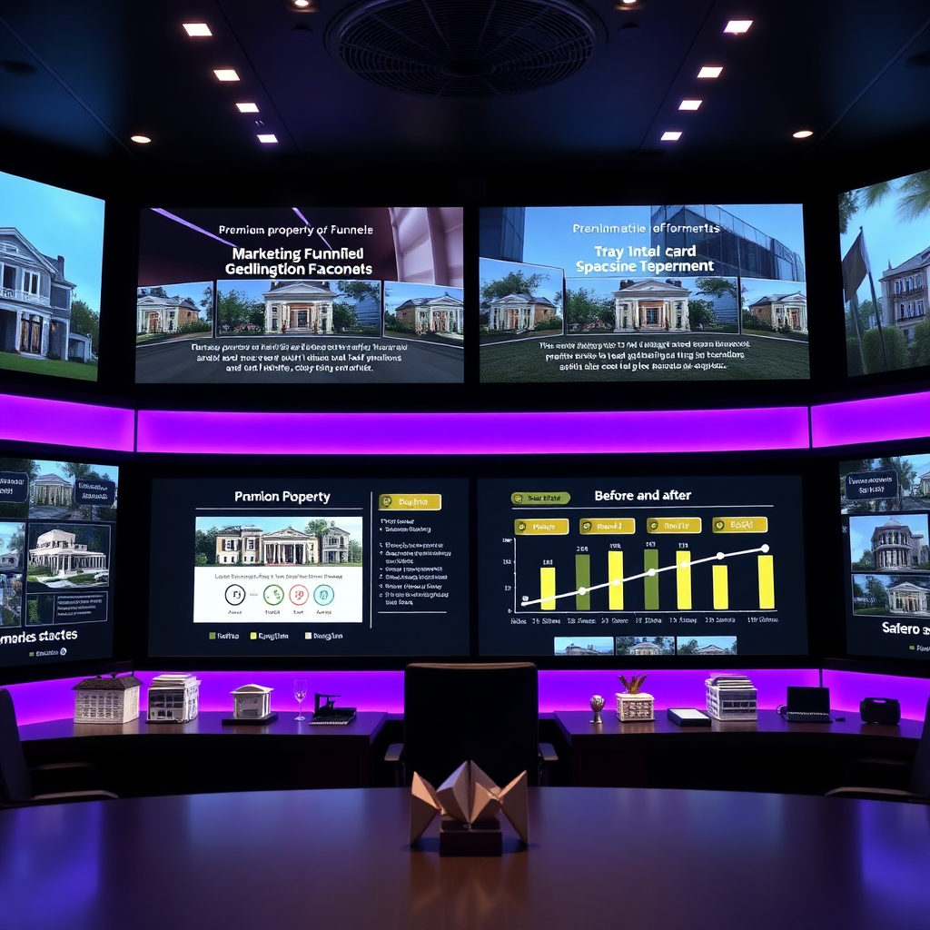 Real estate funnel dashboard