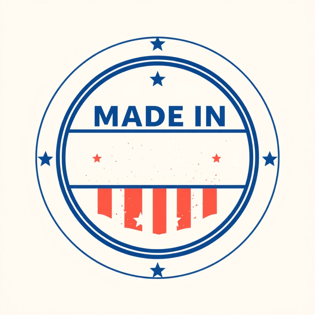 Made in USA Badge