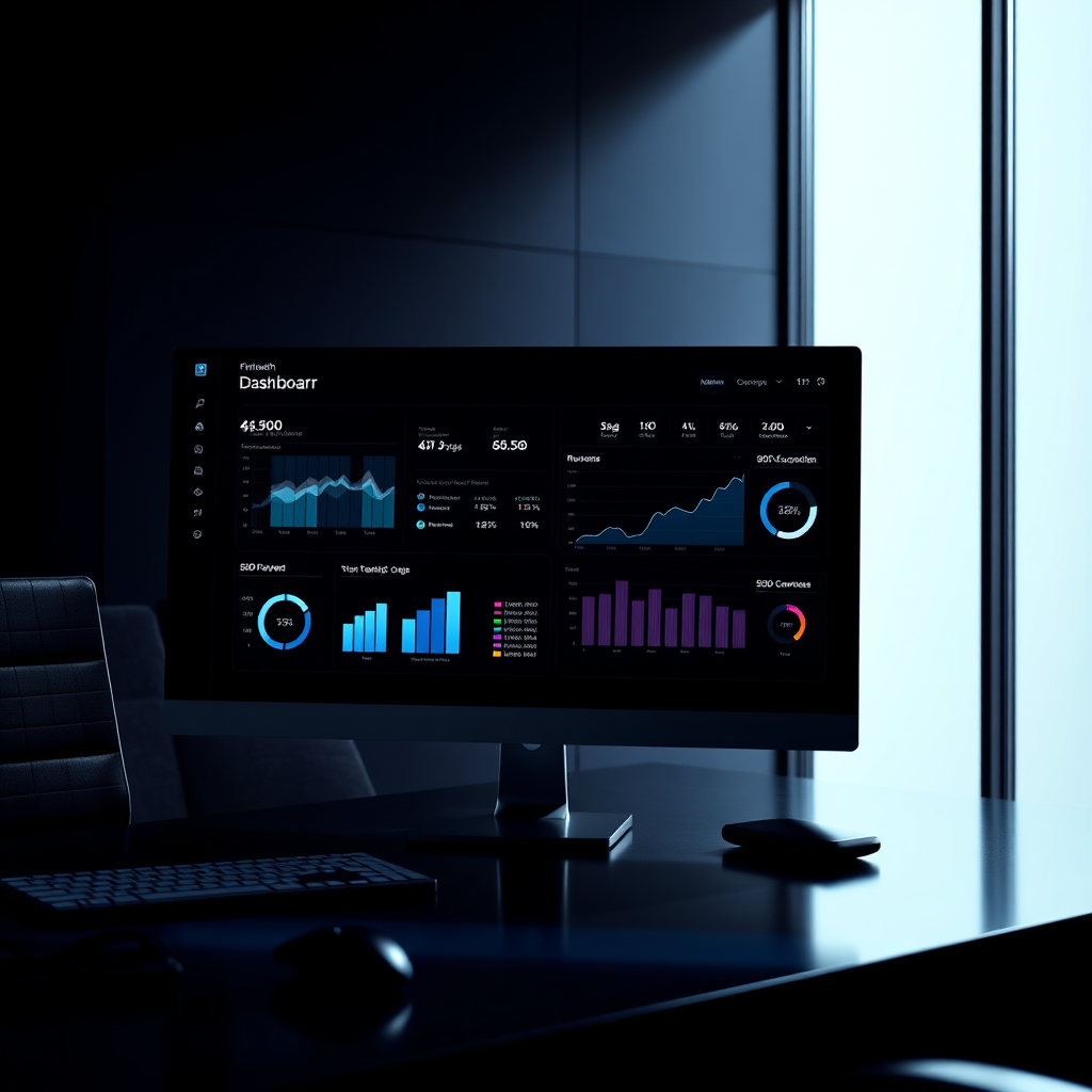Fintech growth dashboard