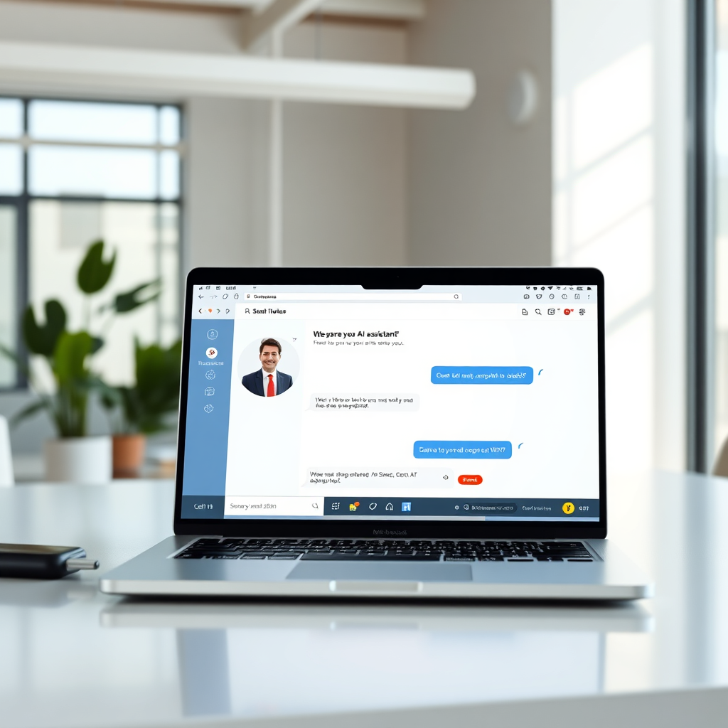 Smart assistant tool engaging a website visitor