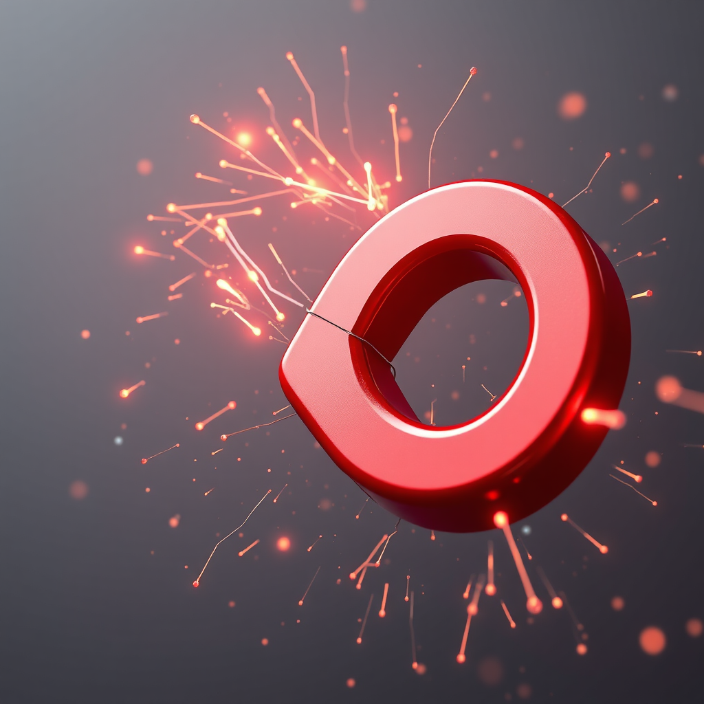 A visual representation of a magnet attracting leads. Bright and energetic. 4K resolution.