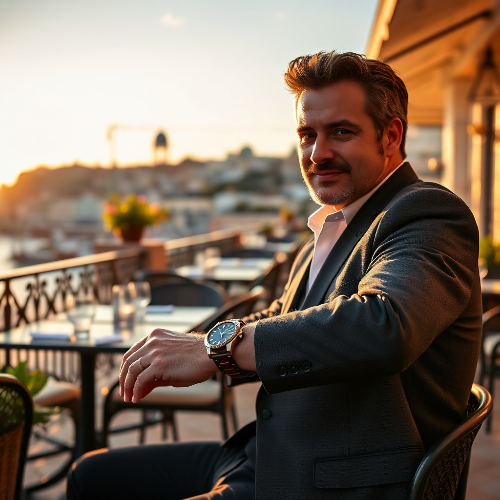 Elegant lifestyle moment with AETHER watch