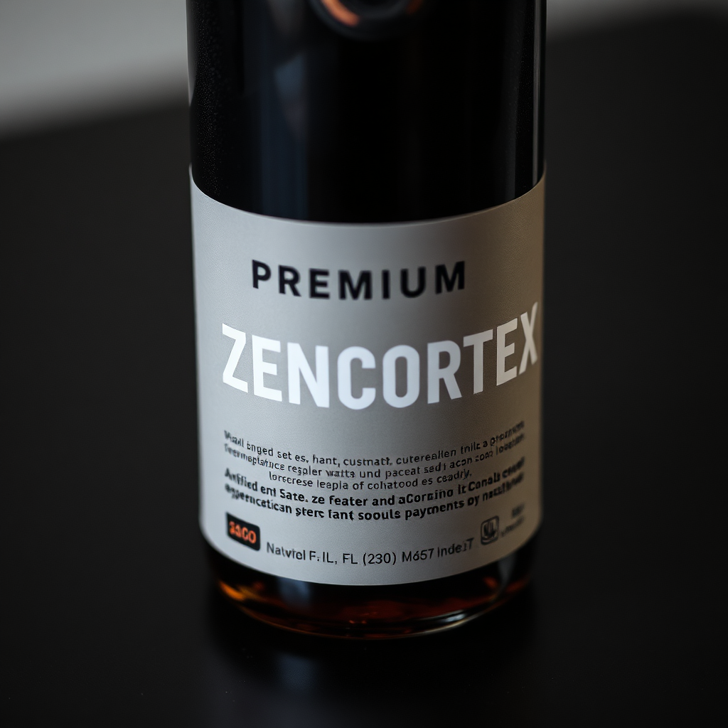 ZenCortex bottle close-up