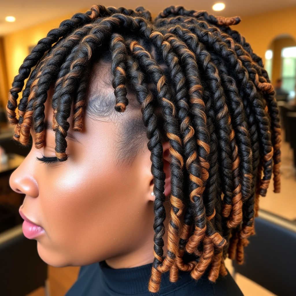 Vibrant healthy sisterlocks