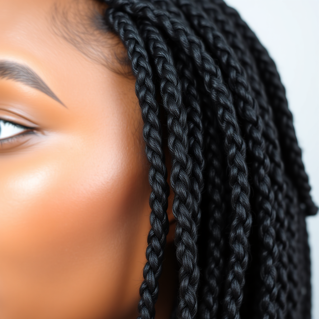 Neatly twisted mature locs