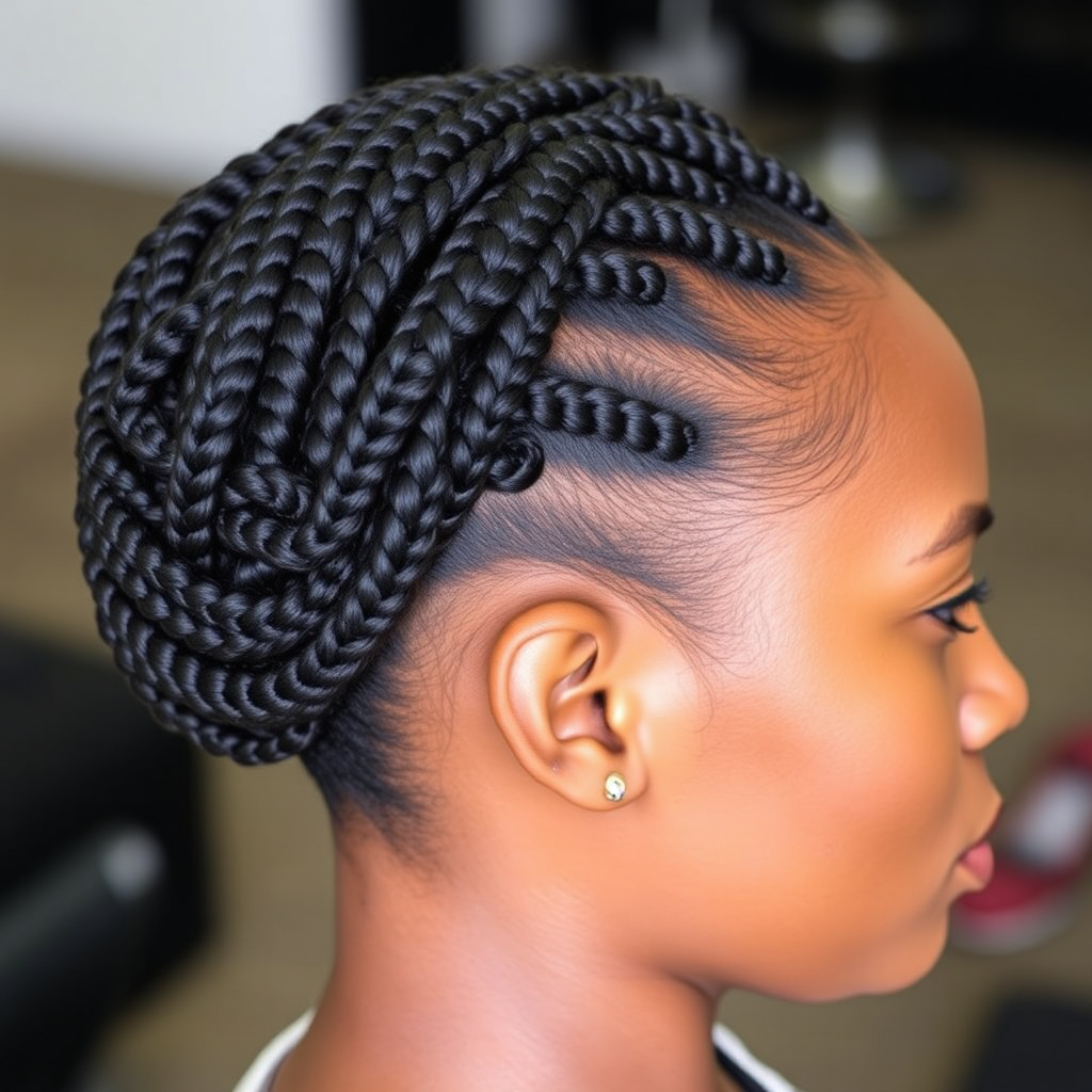 Perfectly executed box braids
