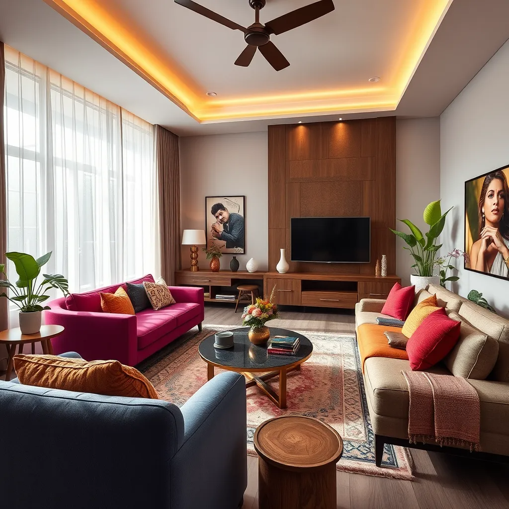 A real estate agent presenting a couple with a key to a new apartment. They stand in front of a luxurious apartment building with a beautiful outdoor garden, emphasizing the agent's role in connecting buyers with their dream home.
