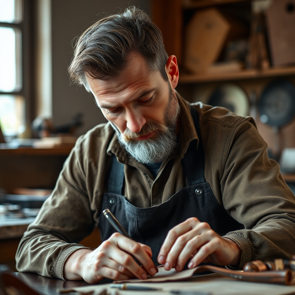 Profile of artisan David