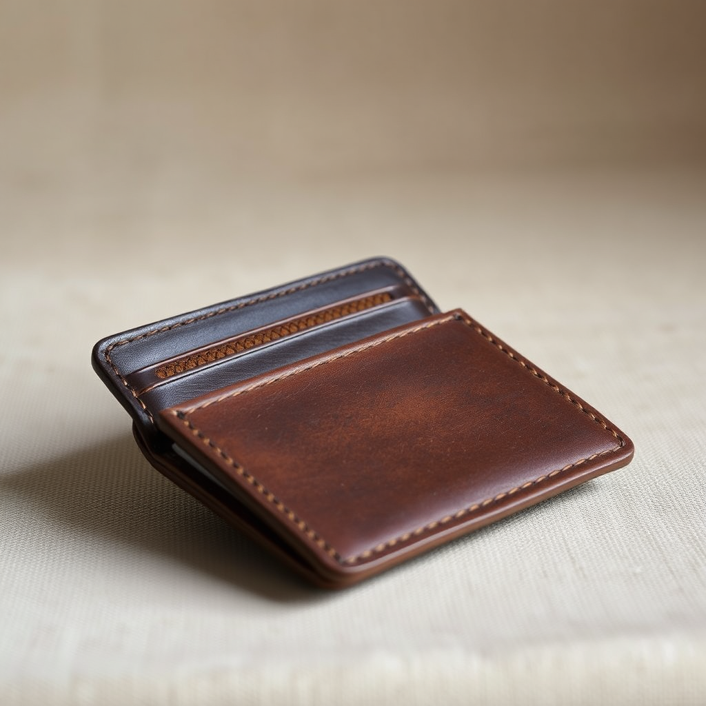 Hand-stitched Leather Wallet