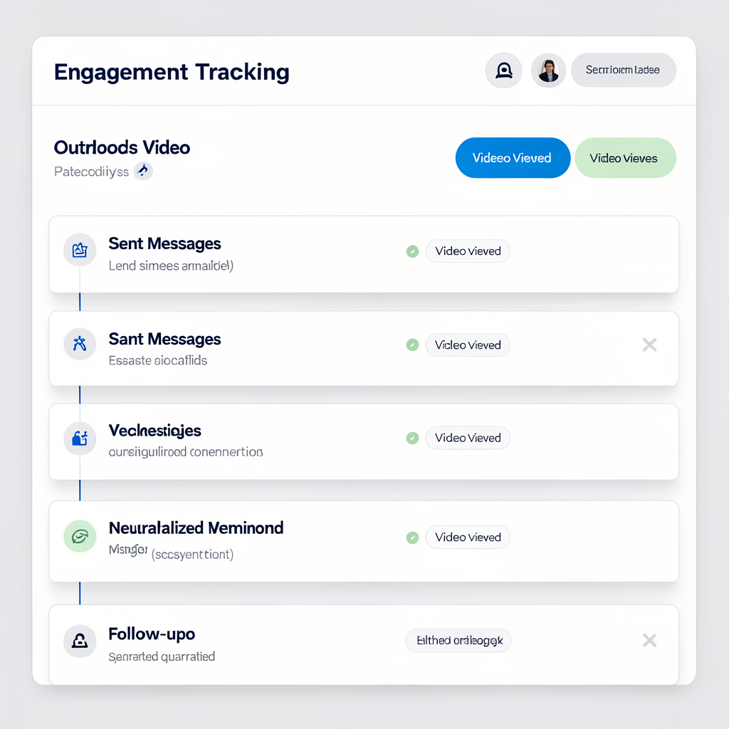 Conceptual video engagement tracker