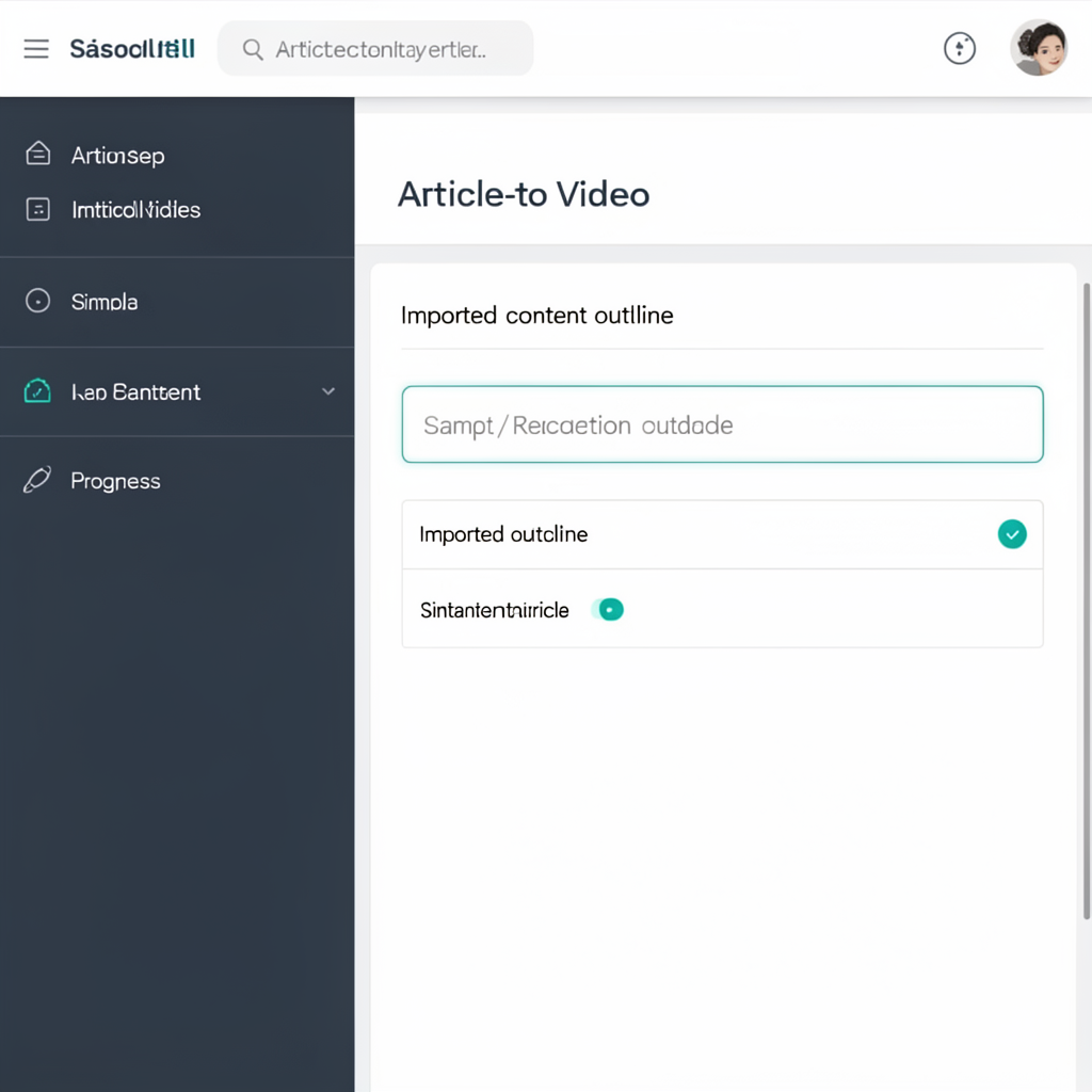 Article URL import interface