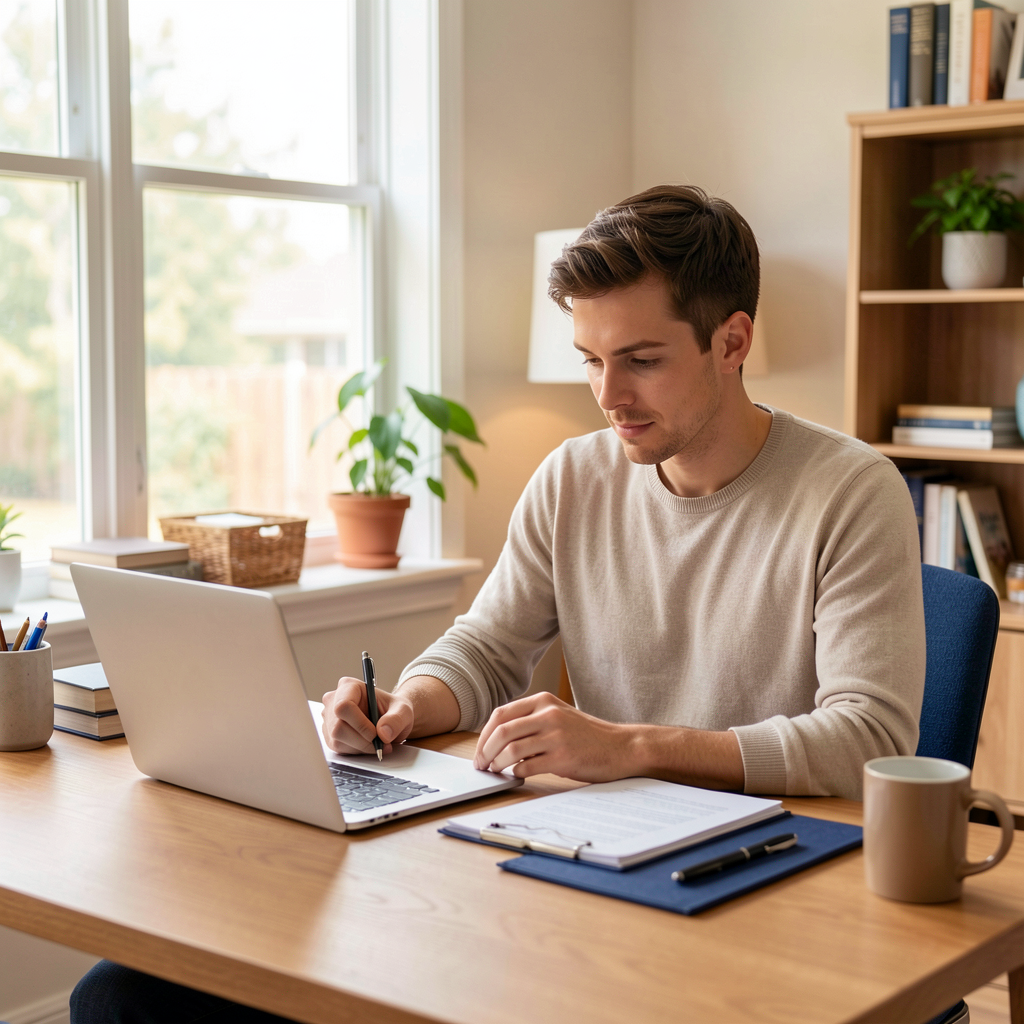 Freelancer reviewing personalized outreach