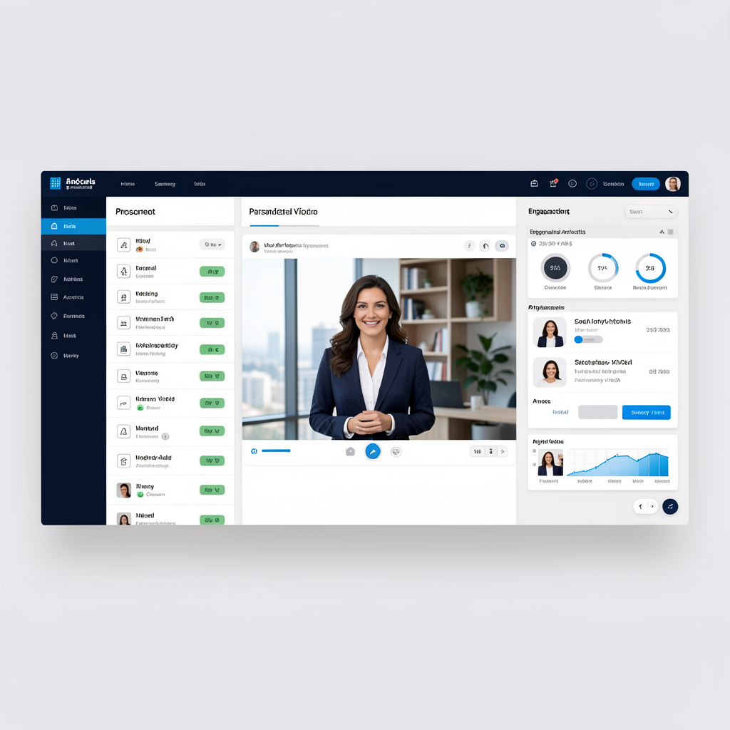 Conceptual PersonAIble outreach dashboard