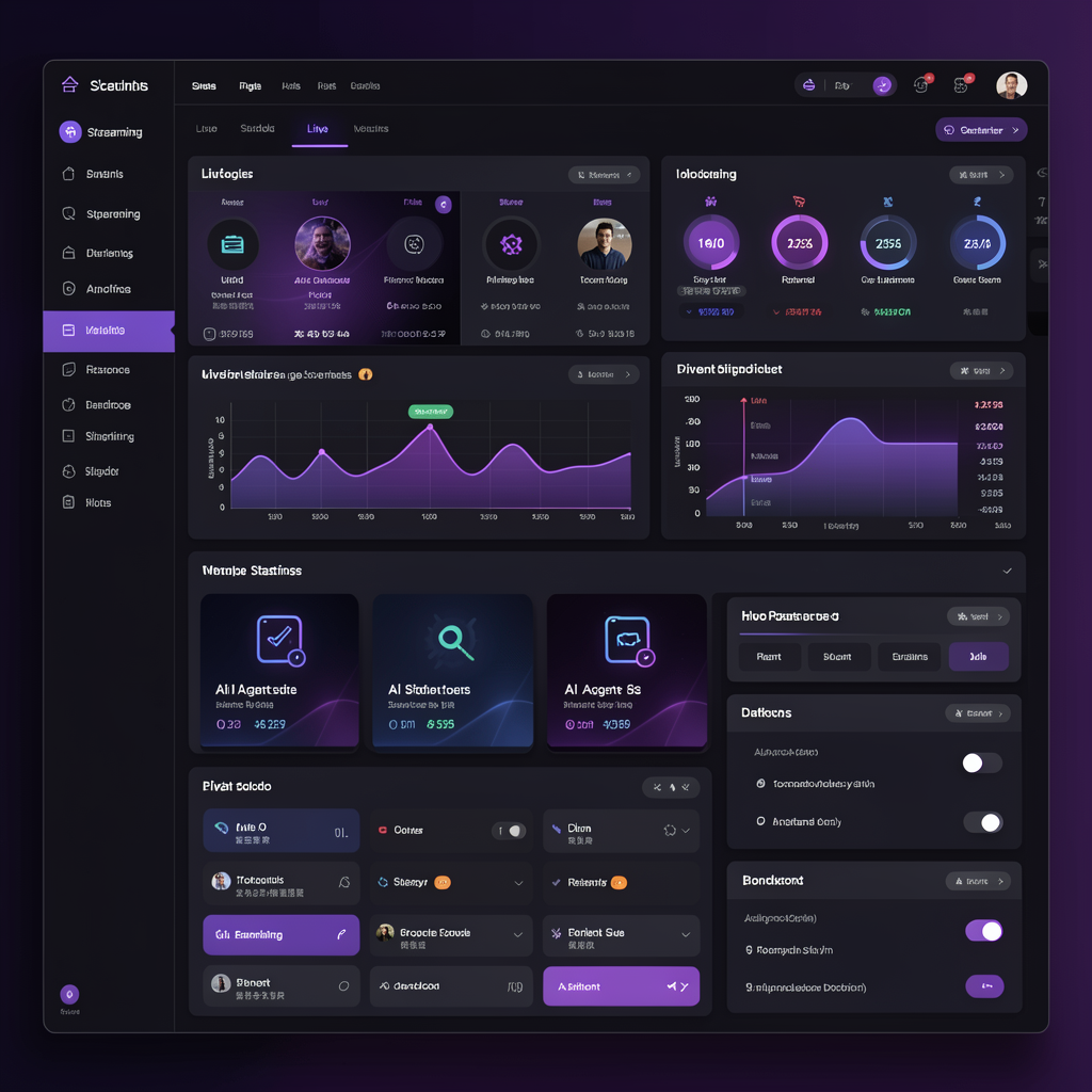 LiveStreamSalesAgentsAI Dashboard Preview