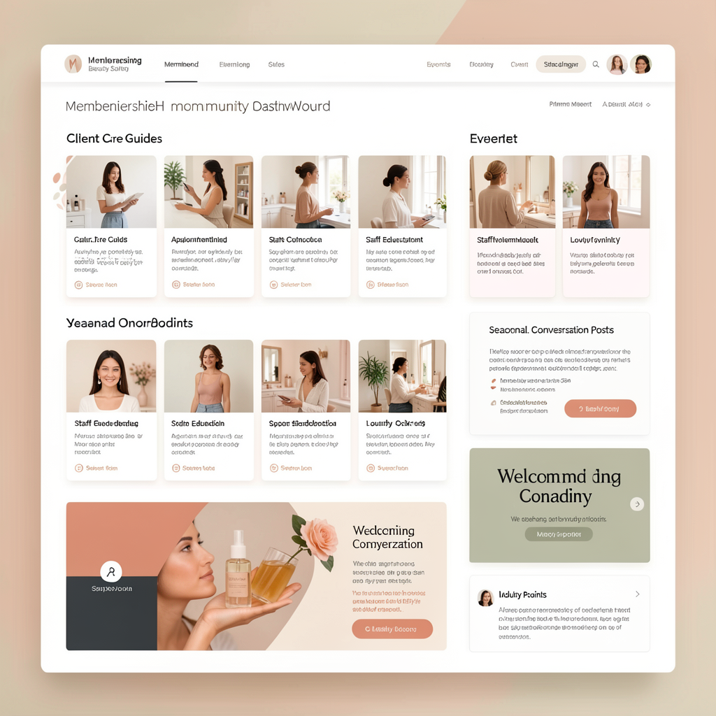 Hypothetical salon community concept