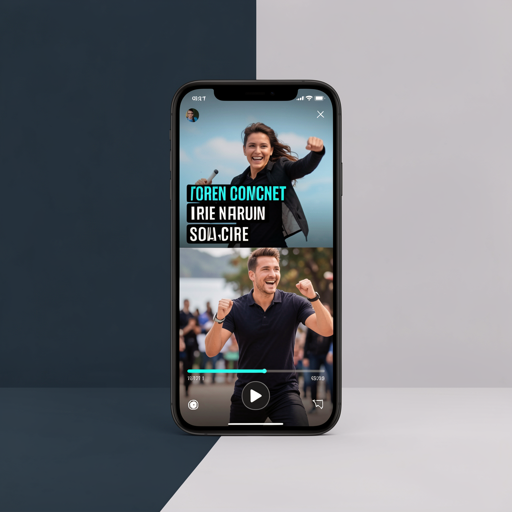 Vertical short video format preview