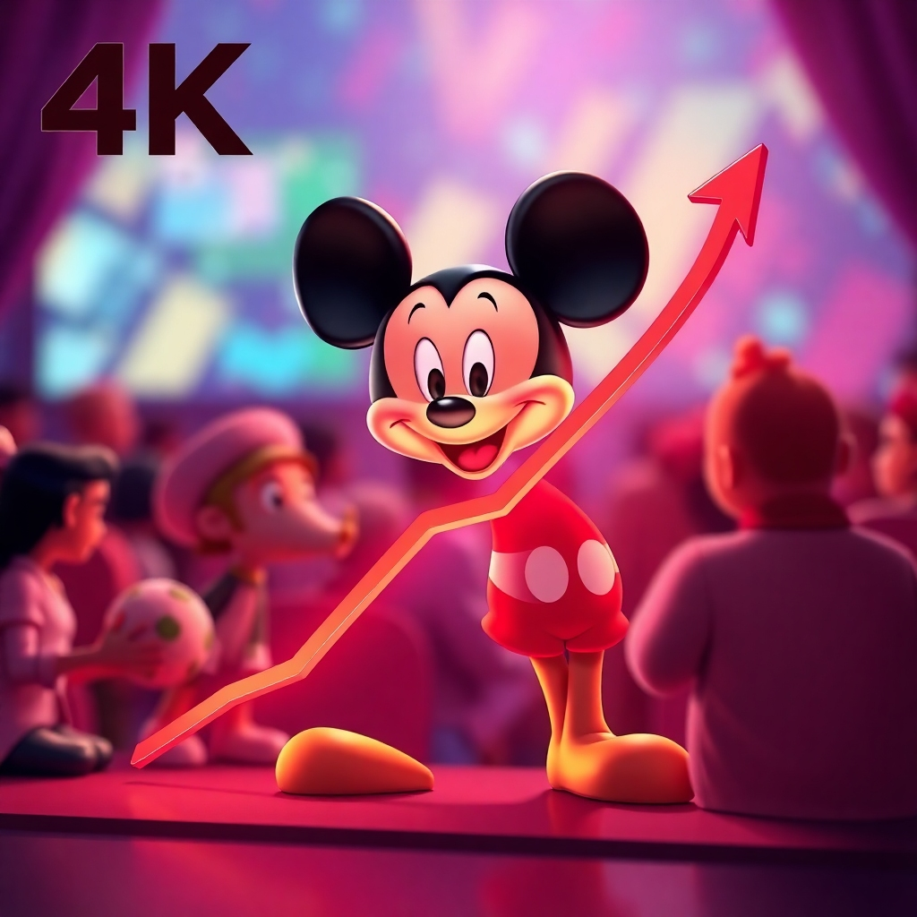 A visual representation of content scaling, such as a graph trending upwards. Use dynamic visual effects, bright colors, and a professional aesthetic. 4K resolution.