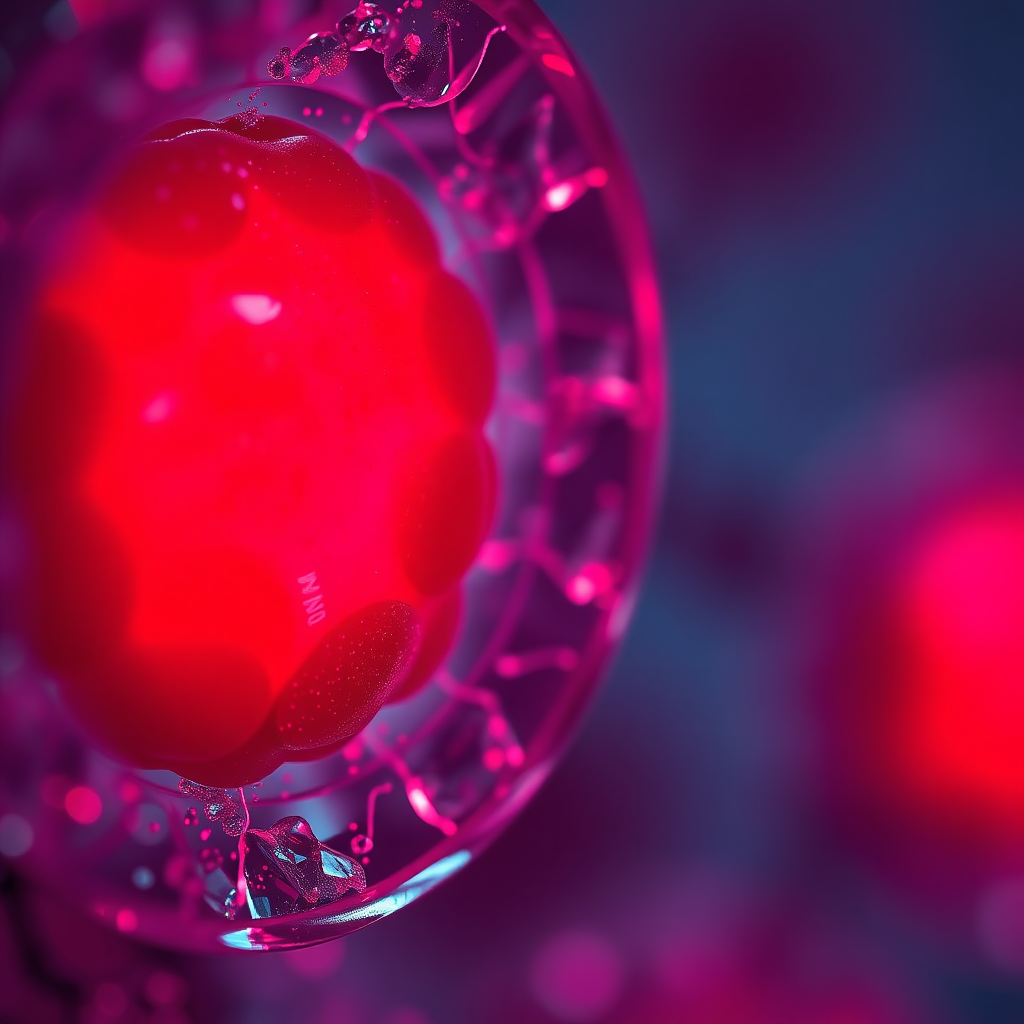 Microscopic Grape Cells