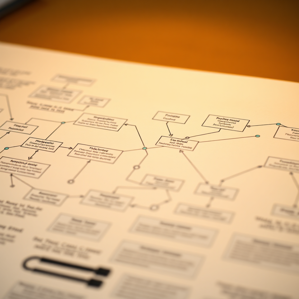 System map style infographic thumbnail with grouped modules and connectors, premium editorial design