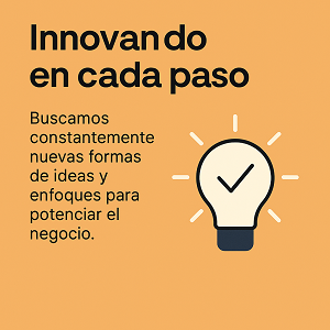 Una representación visual abstracta de elementos digitales, como engranajes y circuitos, que se fusionan con una bombilla y representan los conceptos de innovación y estrategias vanguardistas en un panorama digital.