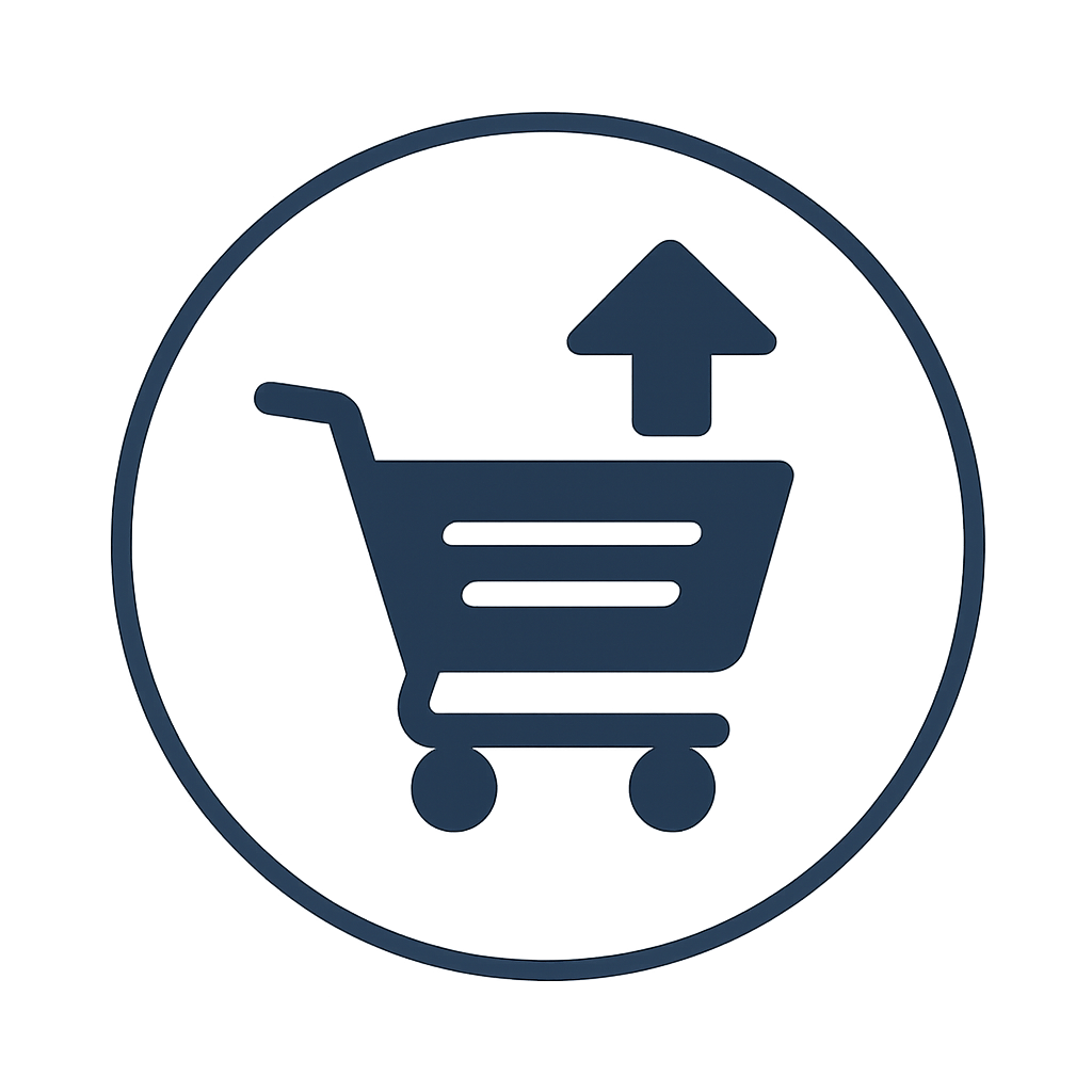 Una infografía dinámica y colorida que muestra un gráfico de ventas ascendente, rodeado de íconos que representan varias herramientas de marketing digital, como redes sociales, campañas por correo electrónico y análisis, todo sobre un fondo elegante y contemporáneo.