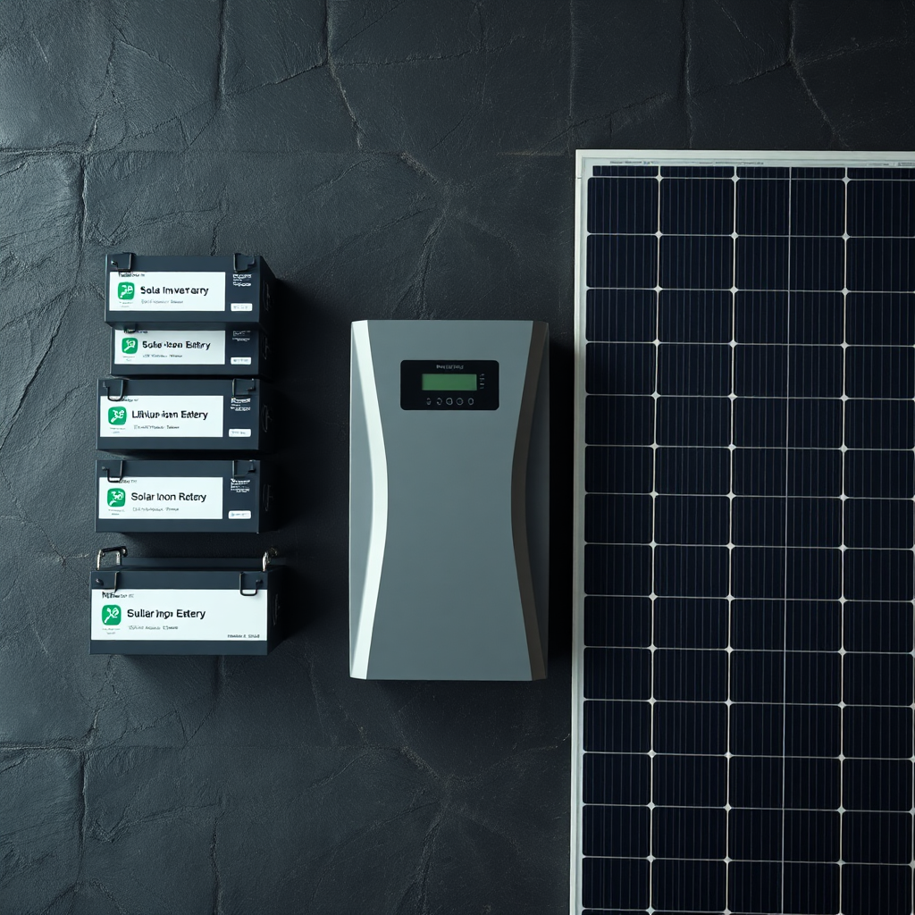 High-quality solar panels, inverters, and batteries.