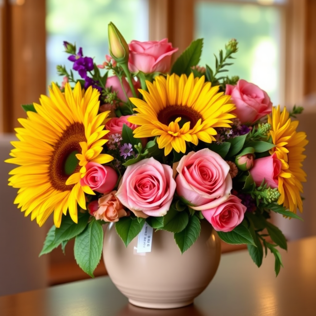Birthday flower bouquet