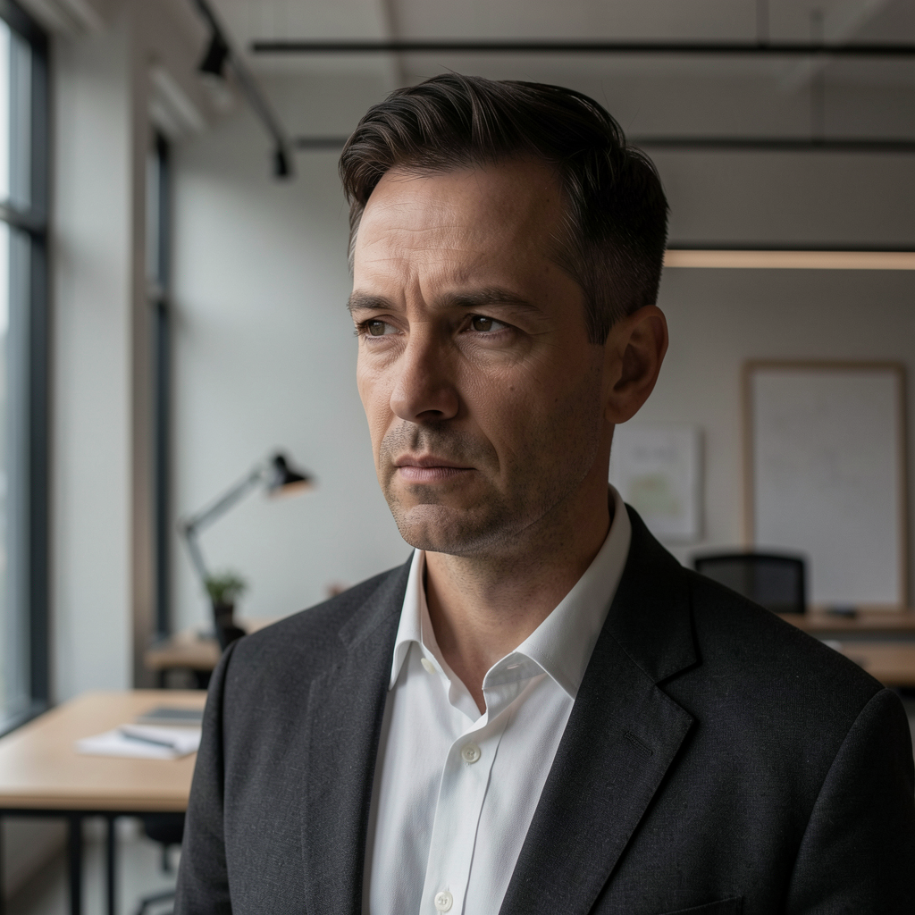 Portrait of David, 41 year old architect