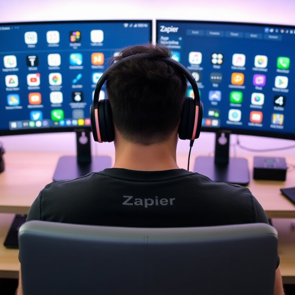 A photorealistic image rendered in 8K resolution, portraying a modern, brightly lit office space with soft, diffused lighting. The image focuses on a data analyst reviewing data on a large, high-resolution monitor displaying interactive dashboards and charts related to AI call performance.  The analyst is seated comfortably at a clean, minimalist desk with a calm, focused expression.  The color palette is a mix of cool blues and greens, conveying a sense of calm professionalism.  The overall mood is positive, productive, and efficient. The camera angle is slightly over the analyst's shoulder, providing a clear view of the screen. Textures include smooth glass, polished wood, and soft fabric elements.  Environmental elements include neatly organized files, plants, and a modern office backdrop.  The data displayed on the screen includes charts representing key metrics such as call duration, success rate, customer sentiment, and cost-per-call.  Relevant background details are subtly included, but don't distract from the analyst and the screen's content.  Style reference: Peter Lindbergh's minimalist photography style. Ensure exceptional detail in the data representations on the monitor, emphasizing readability and clarity. The image should convey the efficiency and effectiveness of Communibots' call logging and analysis tools.