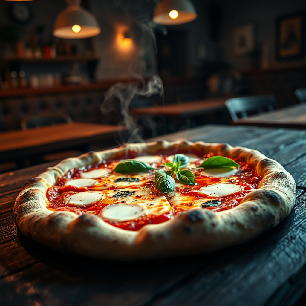 Delicious artisanal pizza