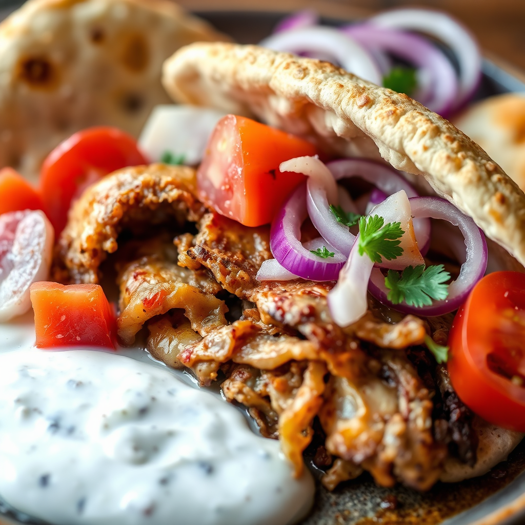 Gyros tallerken