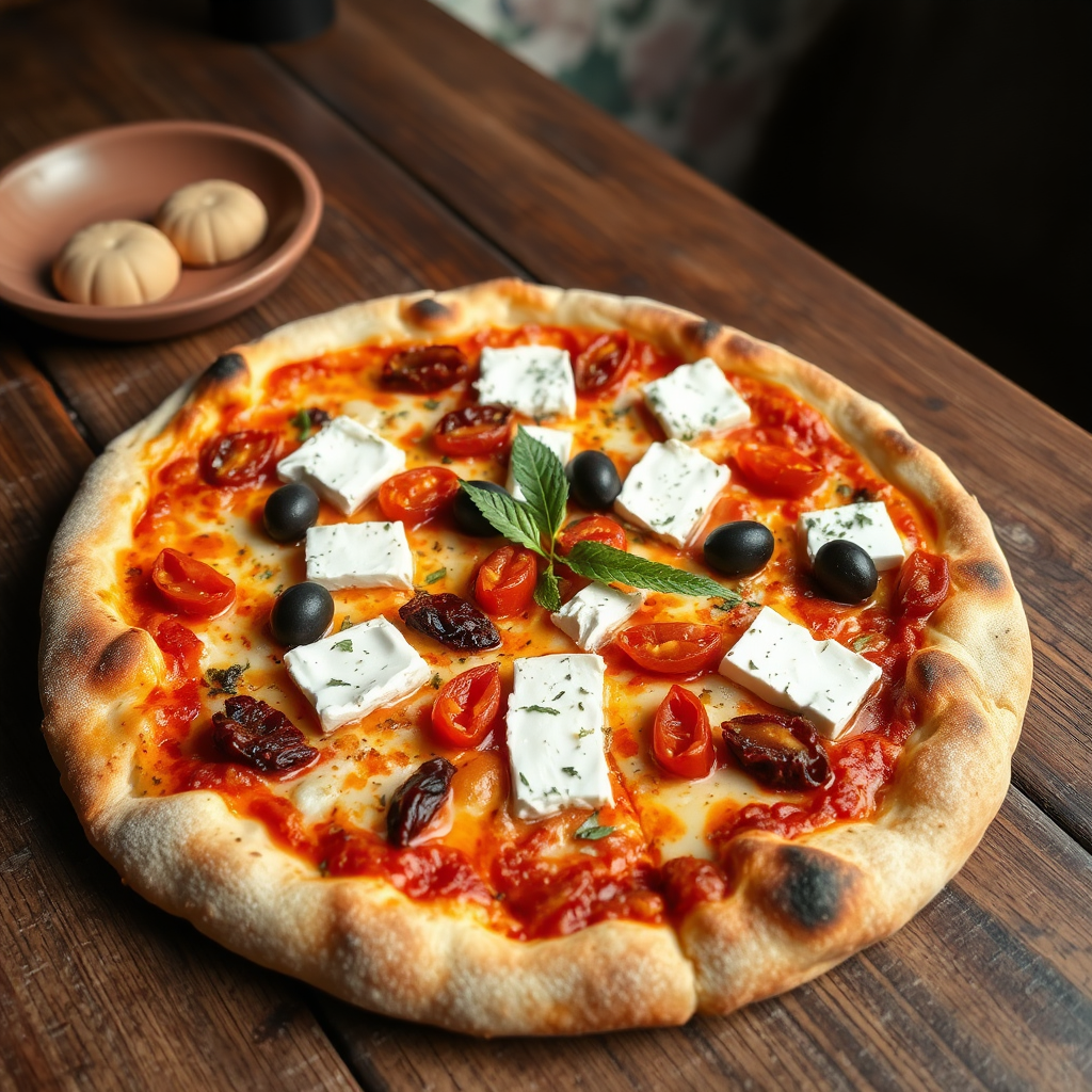 Gourmet Greek Pizza