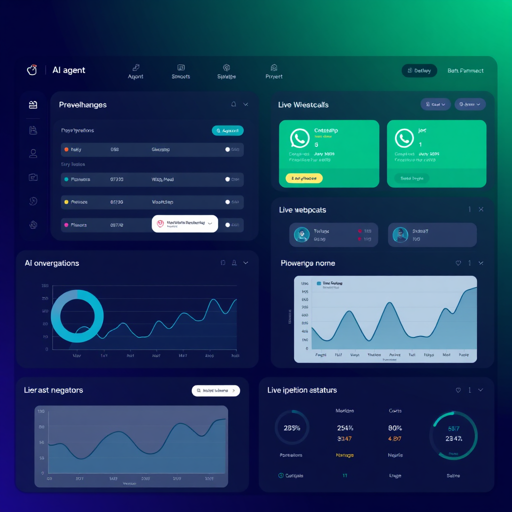Auton dashboard og agentstatistikk