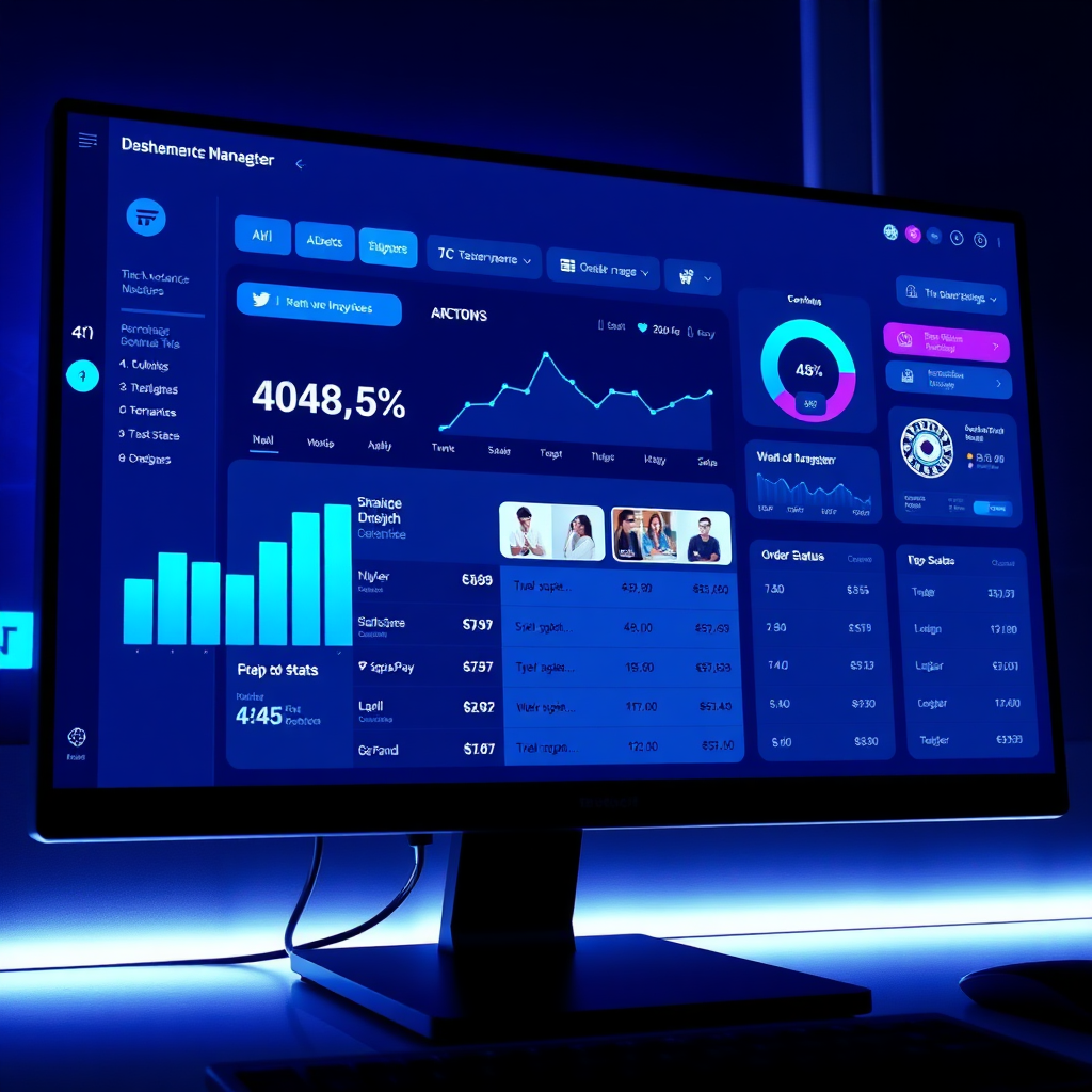 Nettbutikk Dashboard Oversikt
