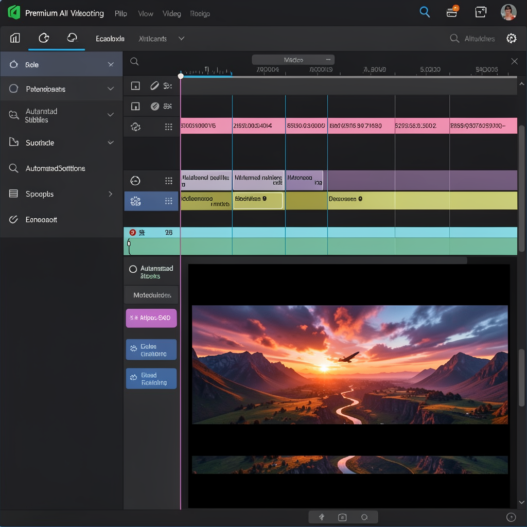 Pictory.ai video editor panel